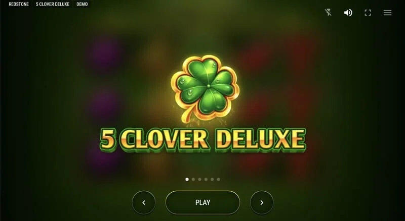 5 Clover Deluxe - মূল মেনু